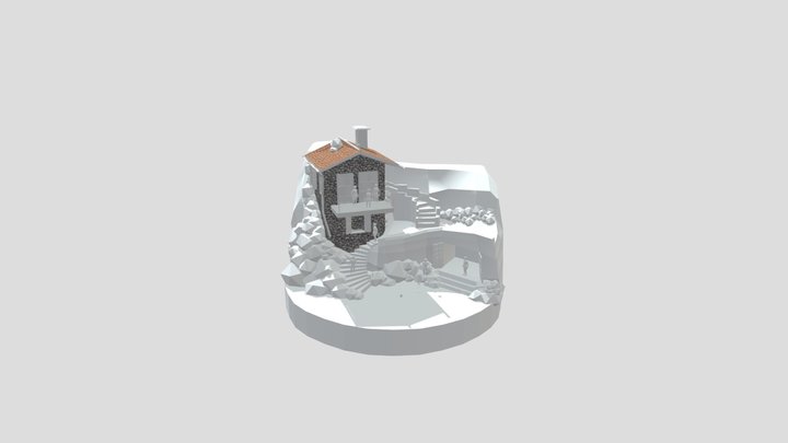 By The Ocean - WIP Diorama 3D Model