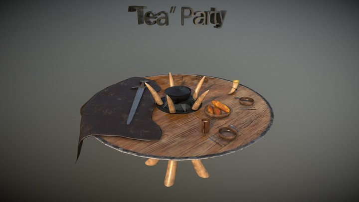Viking "Tea" Party 3D Model