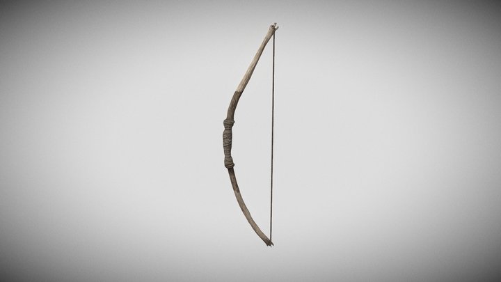 Wooden Bow – Realistic Game-Ready 3D Model 3D Model