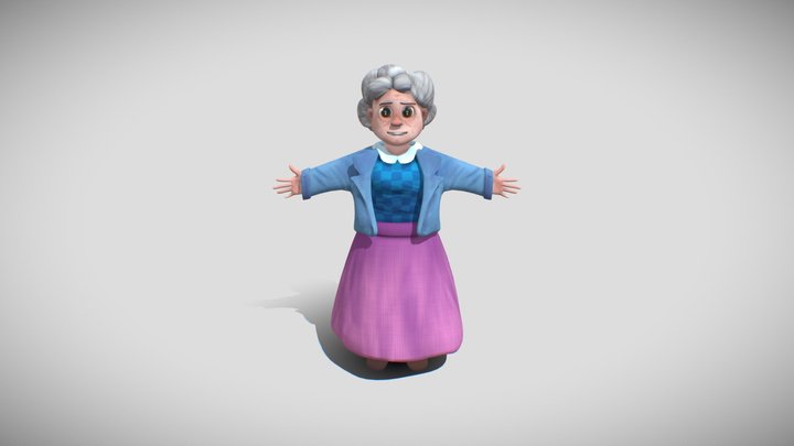 Personajes- Luisa 3D Model