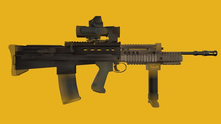 SA80A2 3D Model