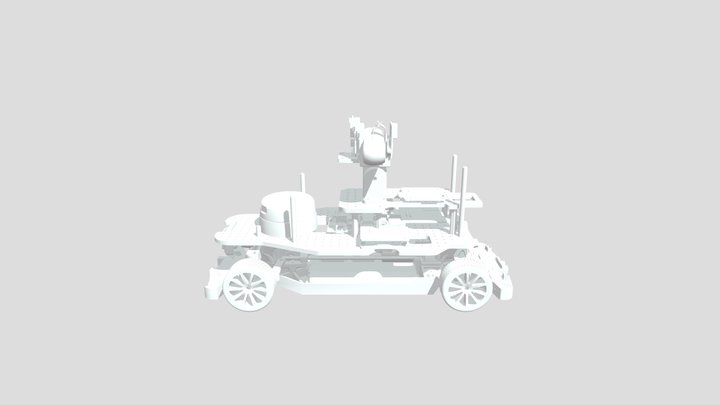 Vehicule_autonome_complet 3D Model