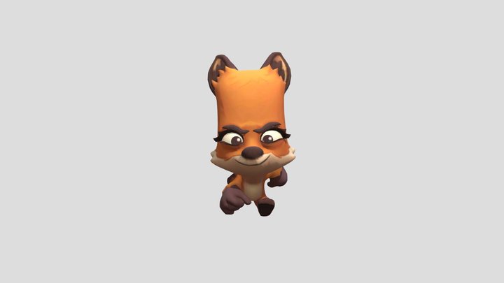Zooba, Nix (With Anims) 3D Model