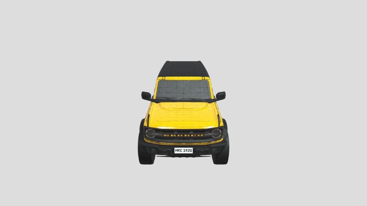 2021-ford-bronco-wildtrak 3D Model