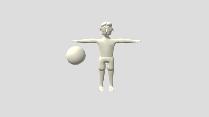 Sommer Character 3D Model