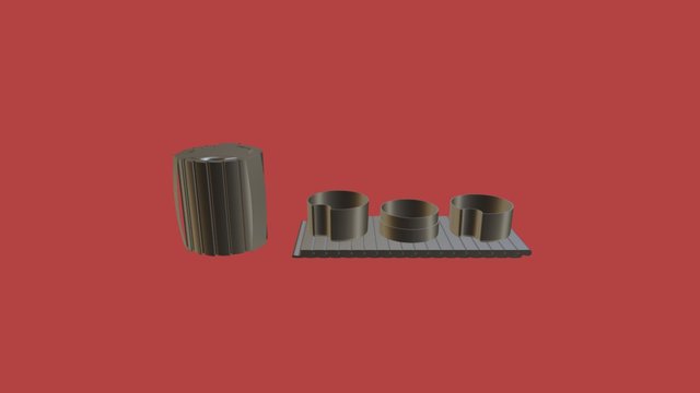 Airline Dessert Concept 3D Model