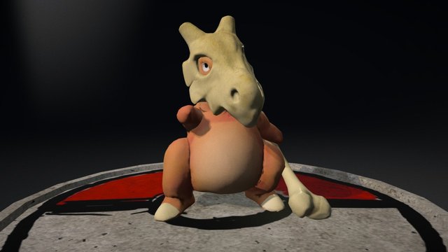 Cubone 3D Model