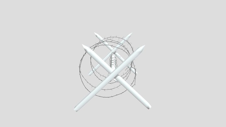 Barbed Wire 3D Model