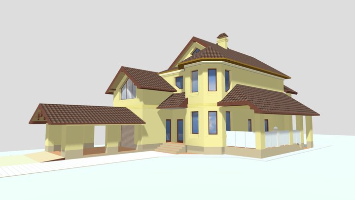 1 Особняк За канавою 2021-08-12 3D Model