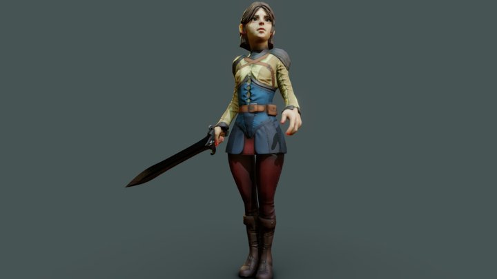 Elisa 3D Model