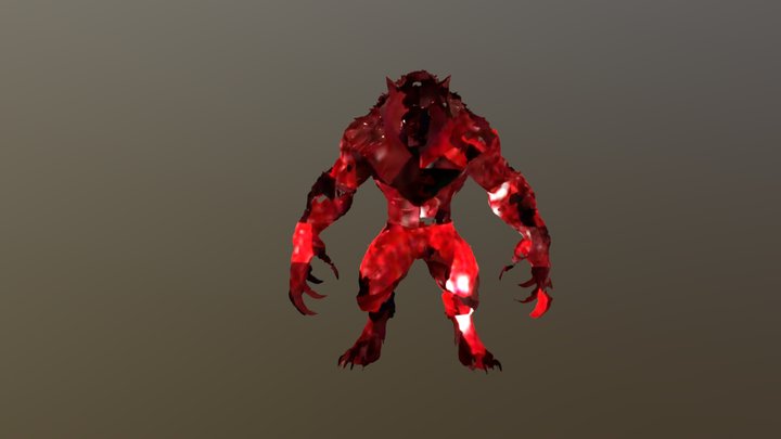 Base for Bloodless Foxy's Final Form 3D Model
