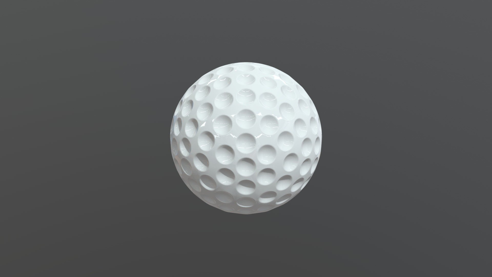 Golf ball - 3D model by prezes_art [c659b6b] - Sketchfab