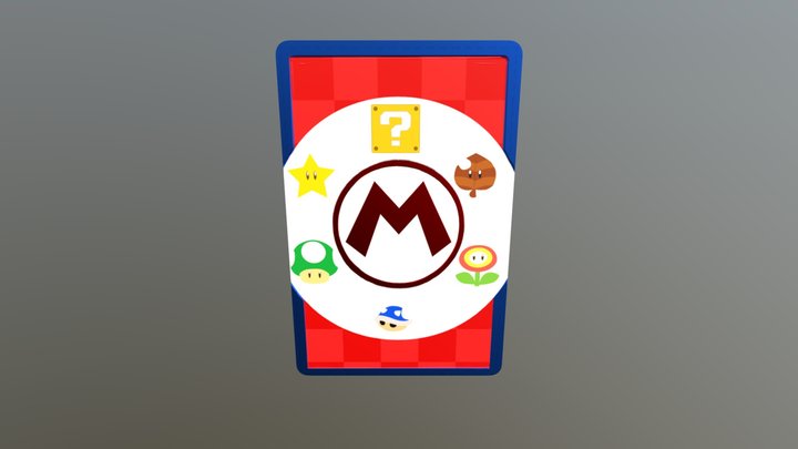 mario_card 3D Model