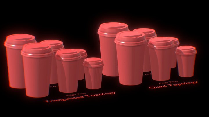 Coffee Cup 3D Pack