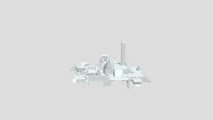 Free-fire-clock-tower 3D Model