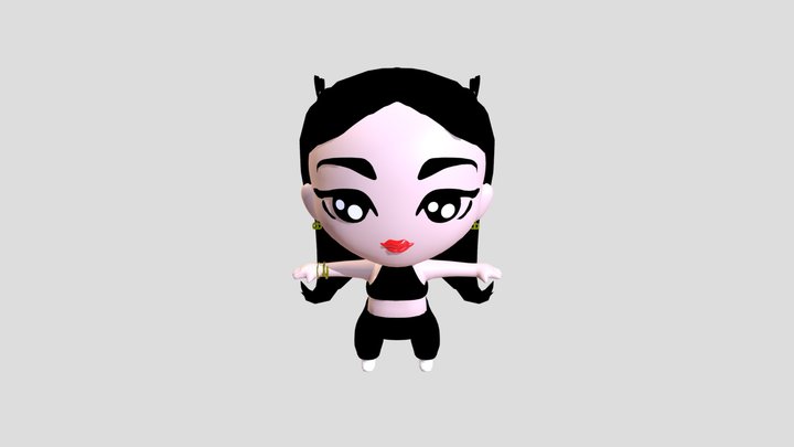 Mookda Narinrak - Chibi 3D Model