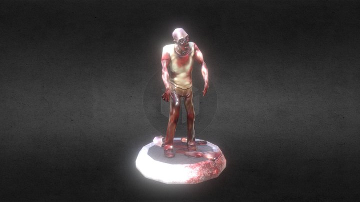 "After Detonation Zombie Story" - Zombie 3D Model