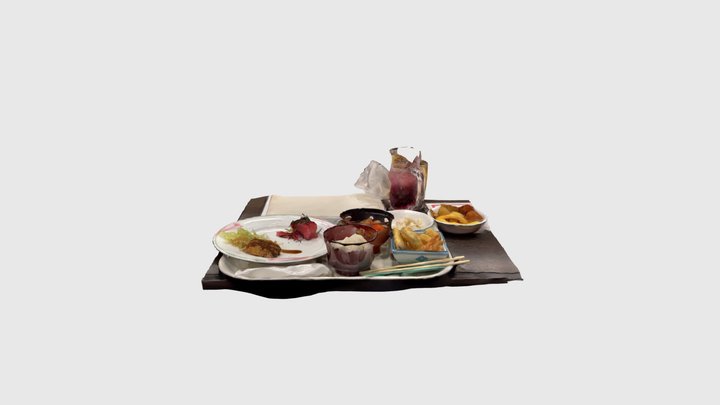 四万グランドホテル夕飯バイキング2023-11-11 3D Model