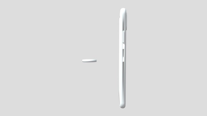 Iphone X Scale (Coin Version) 3D Model
