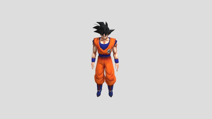 Goku 3D Model