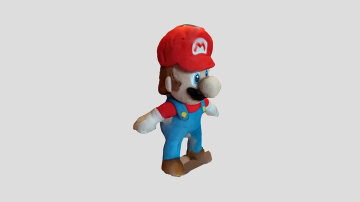 Mario plush 3d scan attempt 2 3D Model