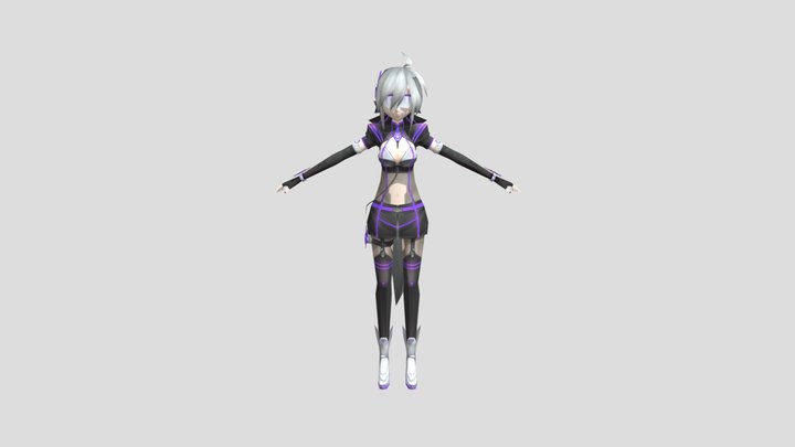 PSP - Hatsune Miku Project DIVA Extend - Yowane 3D Model