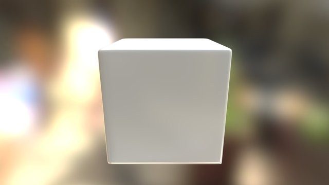 Simple Cube 3D Model