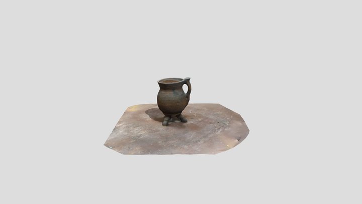 Чороон с ручкой 3D Model