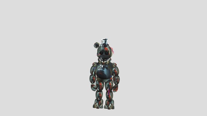 deadpool batman  freddy 3D Model