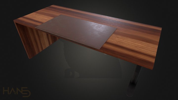 Desk (veneer) – Free 3D Model STL