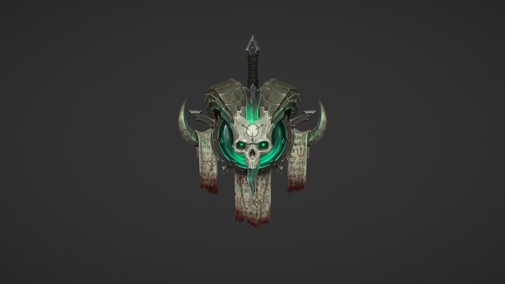 Necro Sigil from Diablo 3 3D Model