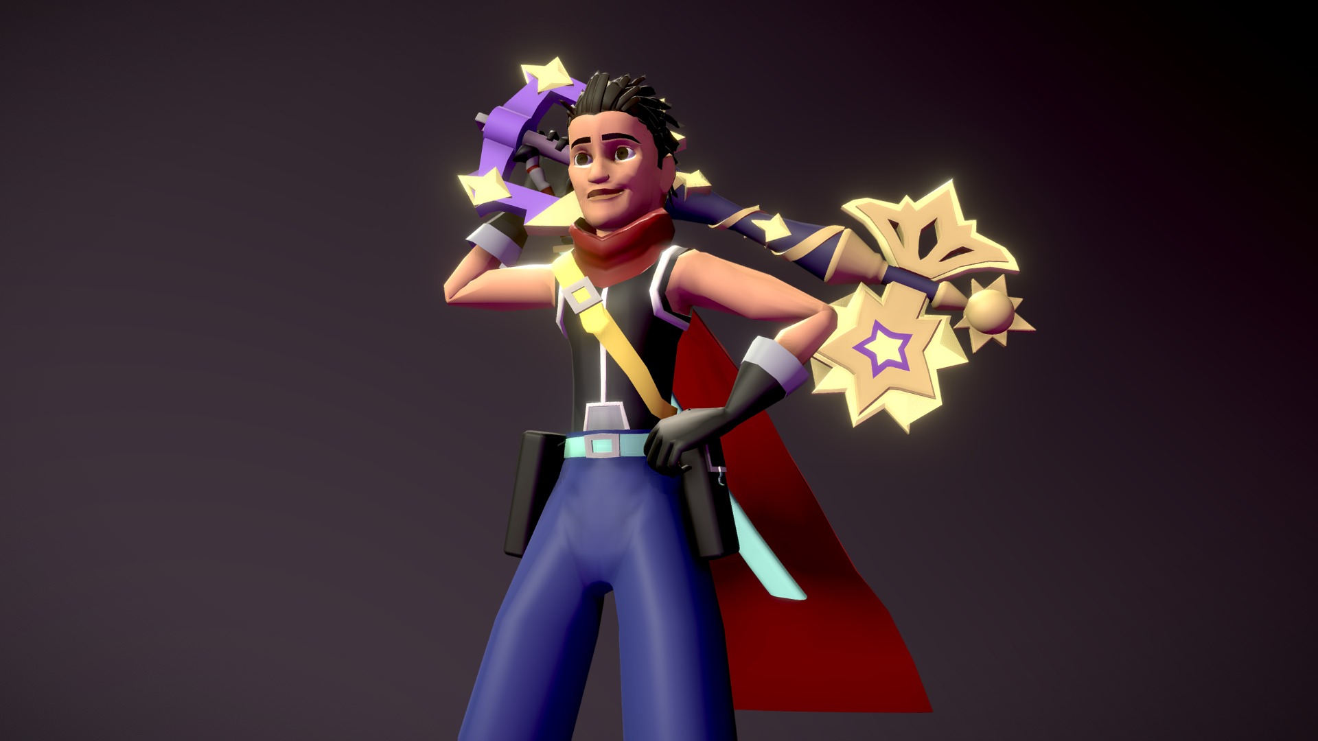 Keyblade Hero by Eduardo García Gibbs - 3D model by Sagrado_StudioLab ...