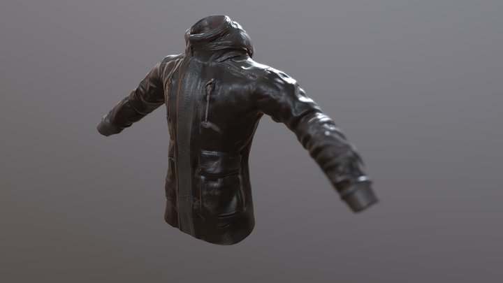 Game Jacket 3D Model