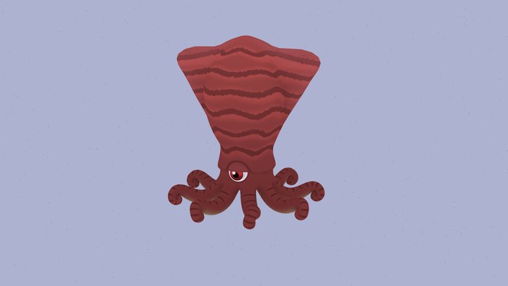 squid 3D Model