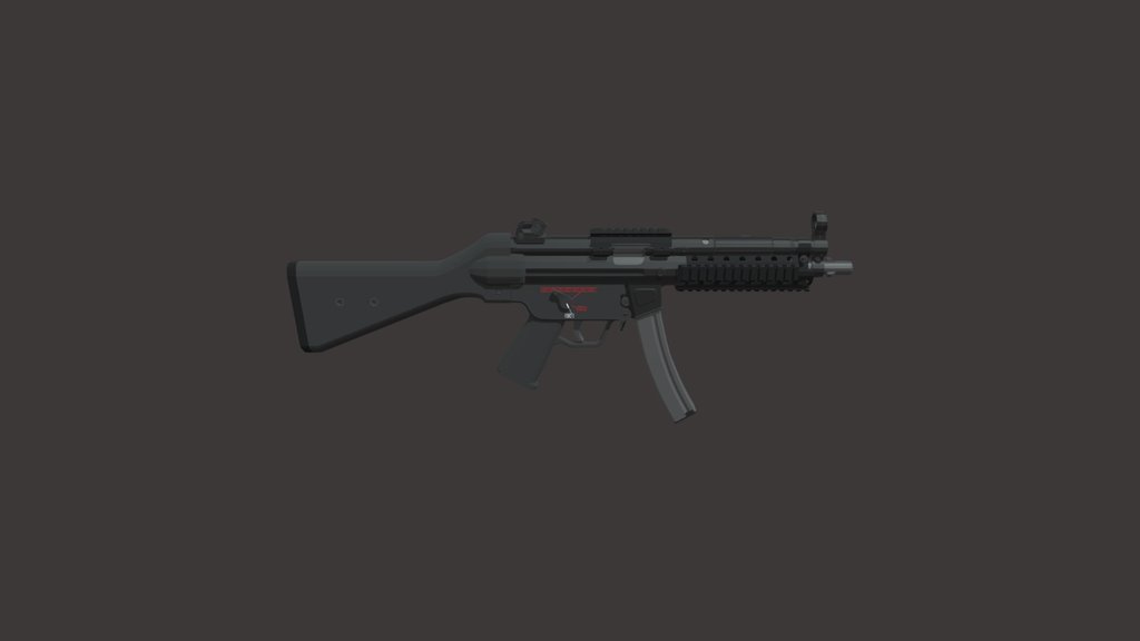 Low-Poly MP5A3