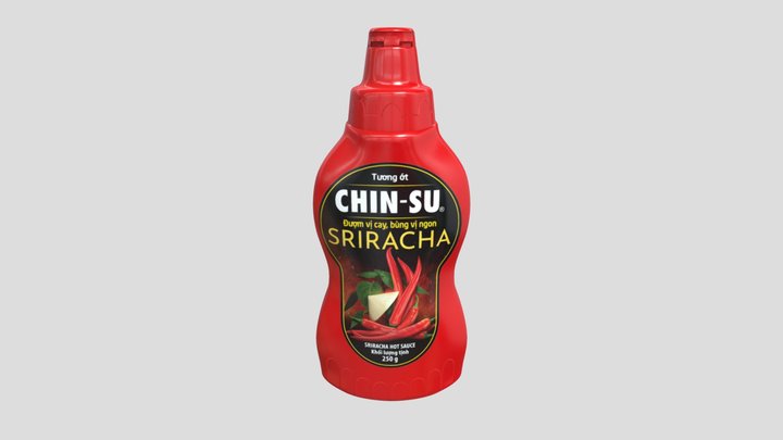 Chin-su Sriracha 3D Model