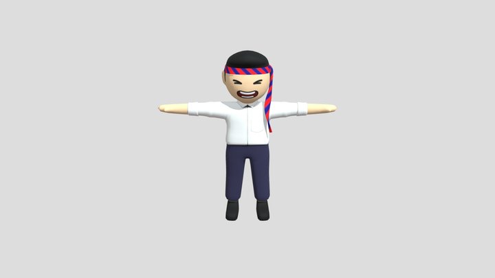 Holiday Challenge Character 3D Model
