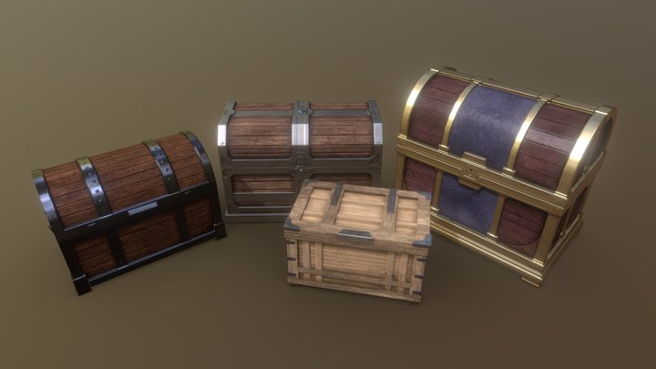 Chests 3D Model