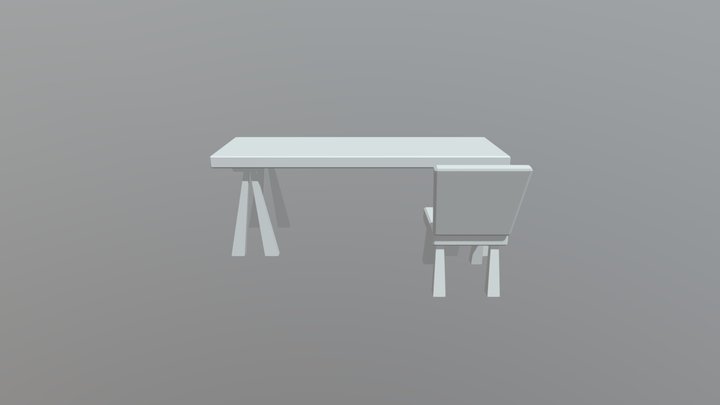 Mesa Silla 3D Model