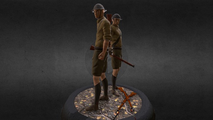 Chandu The Malay Regiment VR 3D Model