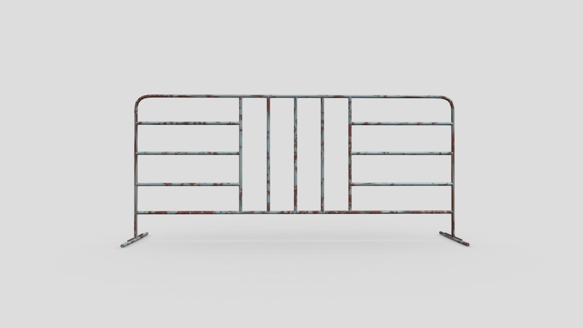 Old russian police fence
