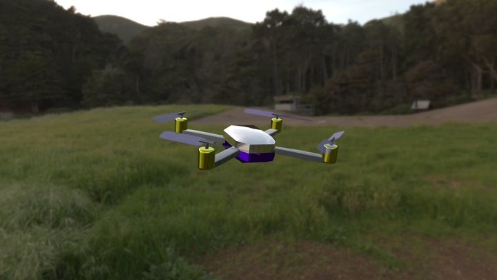 Drone Basico 3D Model