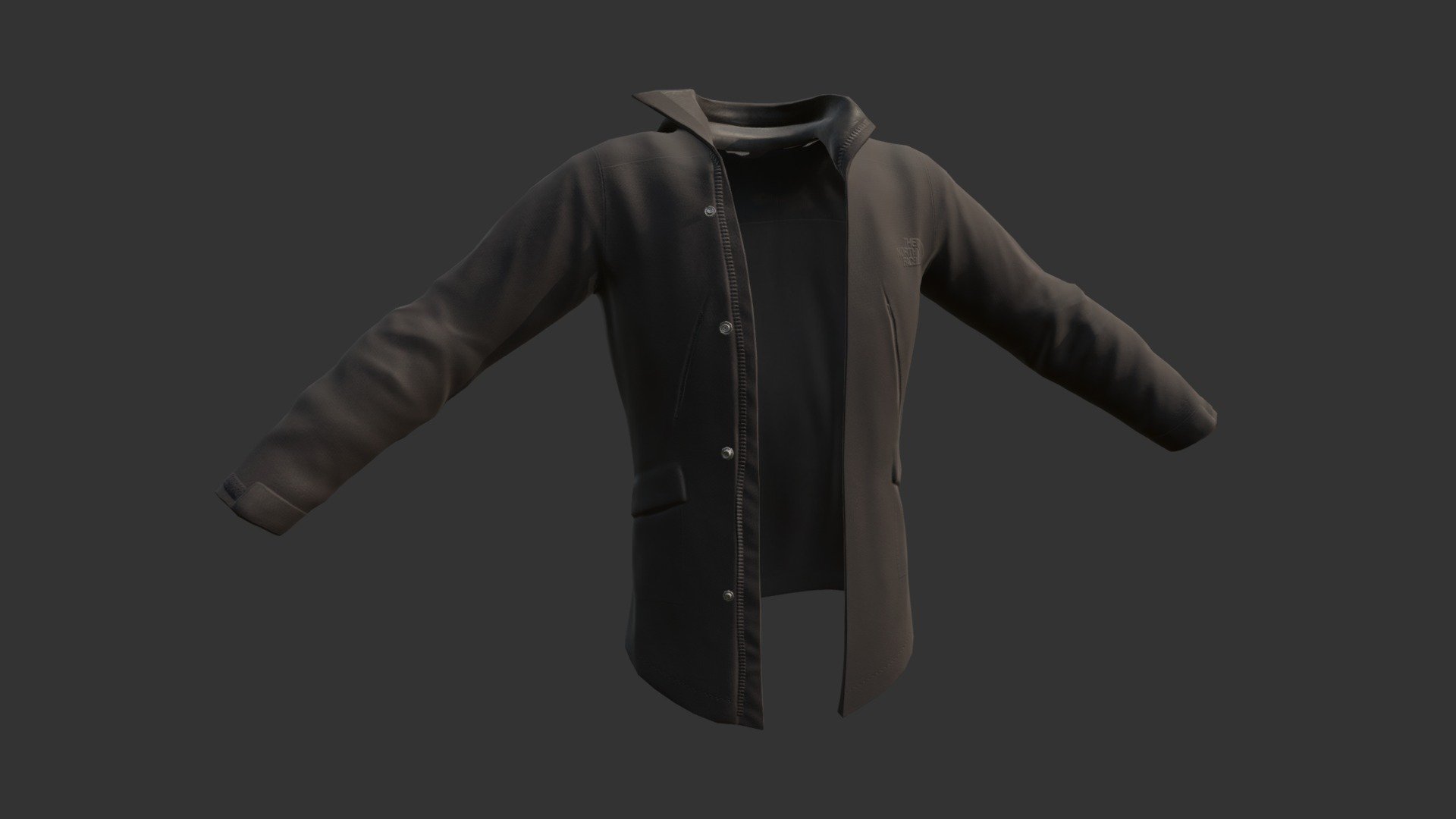 Northface Jacket - 3D model by Amanda Langel (@AmandaALangel) [c6699be ...