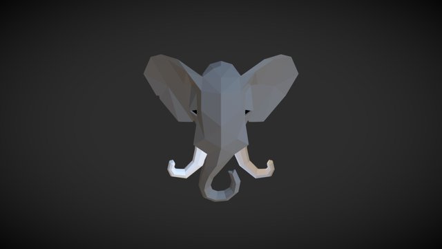 Elephant Head Final 3D Model