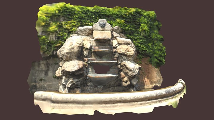 Fuente en Cascada 3D Model