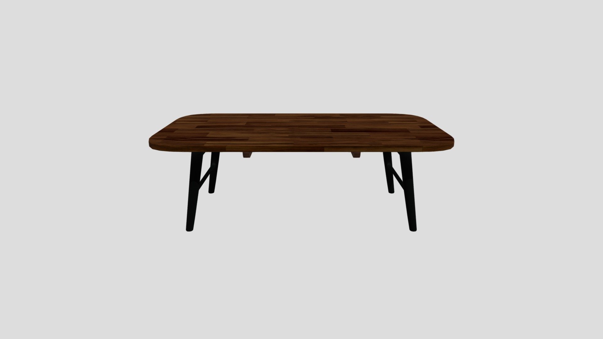 solid wood folding living room table Download Free 3D model by