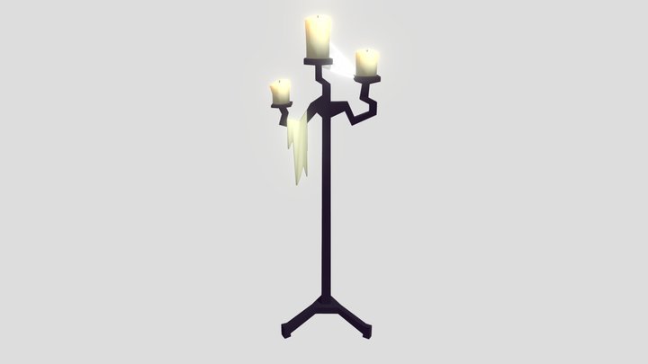 Rec Room Concept Candelabrum 3D Model