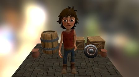 Desolate Boy 3D Model