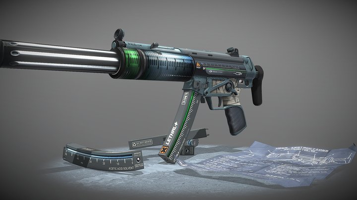 MP5-SD | Lethal Injection I 3D Model