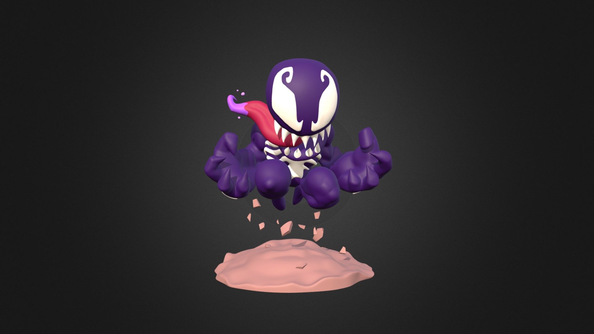 Cute Venom 3d Model By Renandelgado C66e39f Sketchfab 